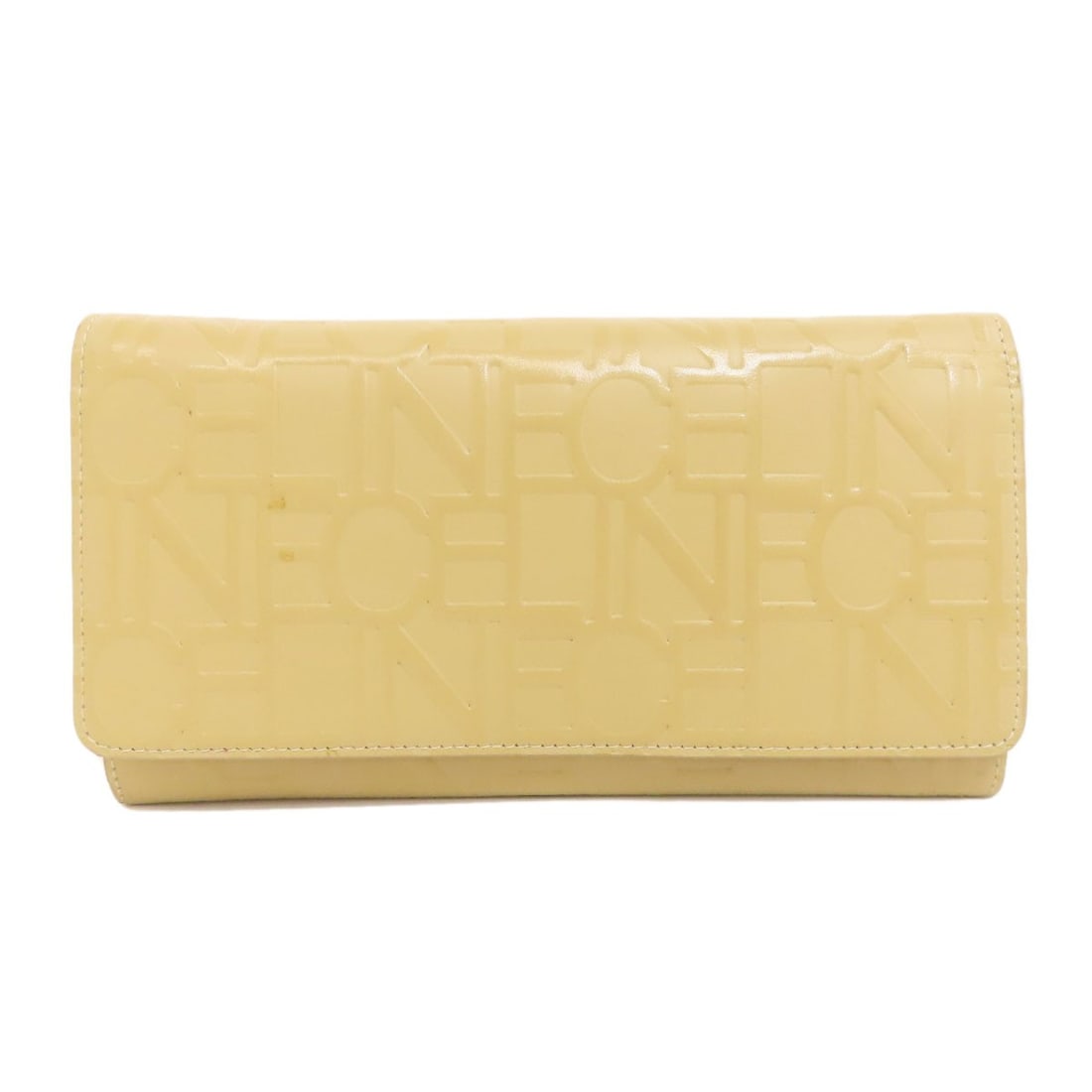 Celine Logo Long Wallet with Coin Pocket in Leather: Celine Logo Long Wallet with Coin Pocket in Leather Elevate your everyday style with the Celine logo long wallet, crafted from rich leather and boasting a sleek coin pocket for added convenience. The