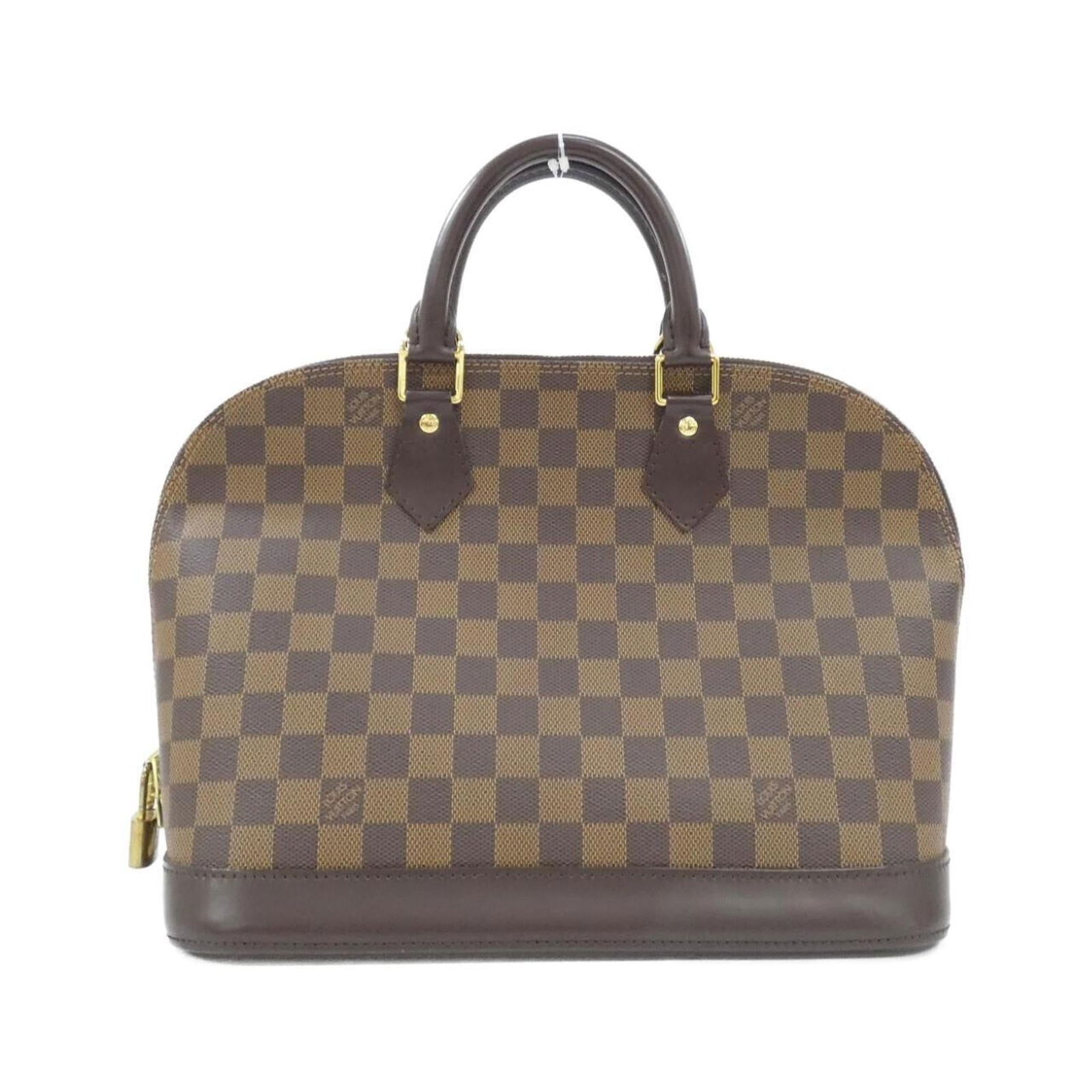 Louis Vuitton Coated Canvas Handbag: Louis Vuitton Coated Canvas Handbag A timeless piece from the iconic Louis Vuitton brand, this coated canvas handbag boasts a rich brown hue and classic design that exudes sophistication. With its dur