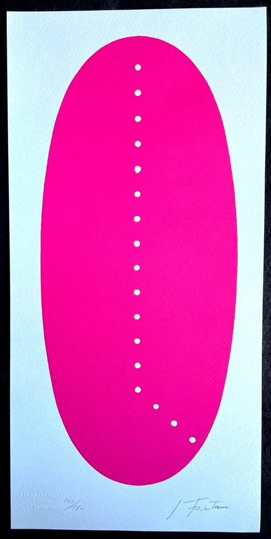 Fontana Lithograph 1978 - 2