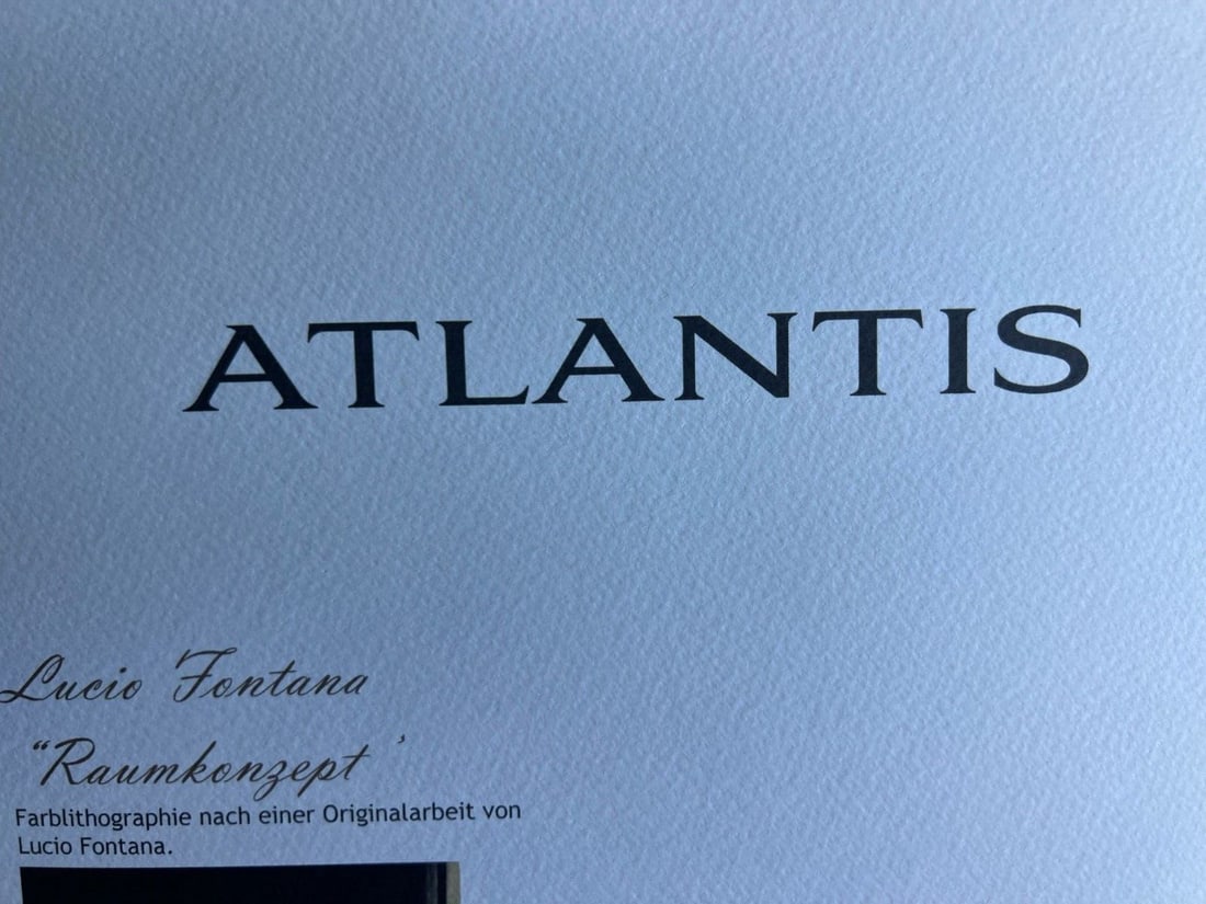 Fontana Lithograph 1978 - 8