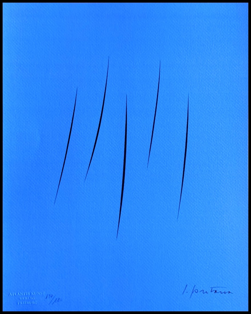 Lucio Fontana Lithograph (1 of 10)