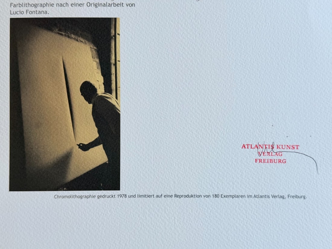 Lucio Fontana Lithograph - 9
