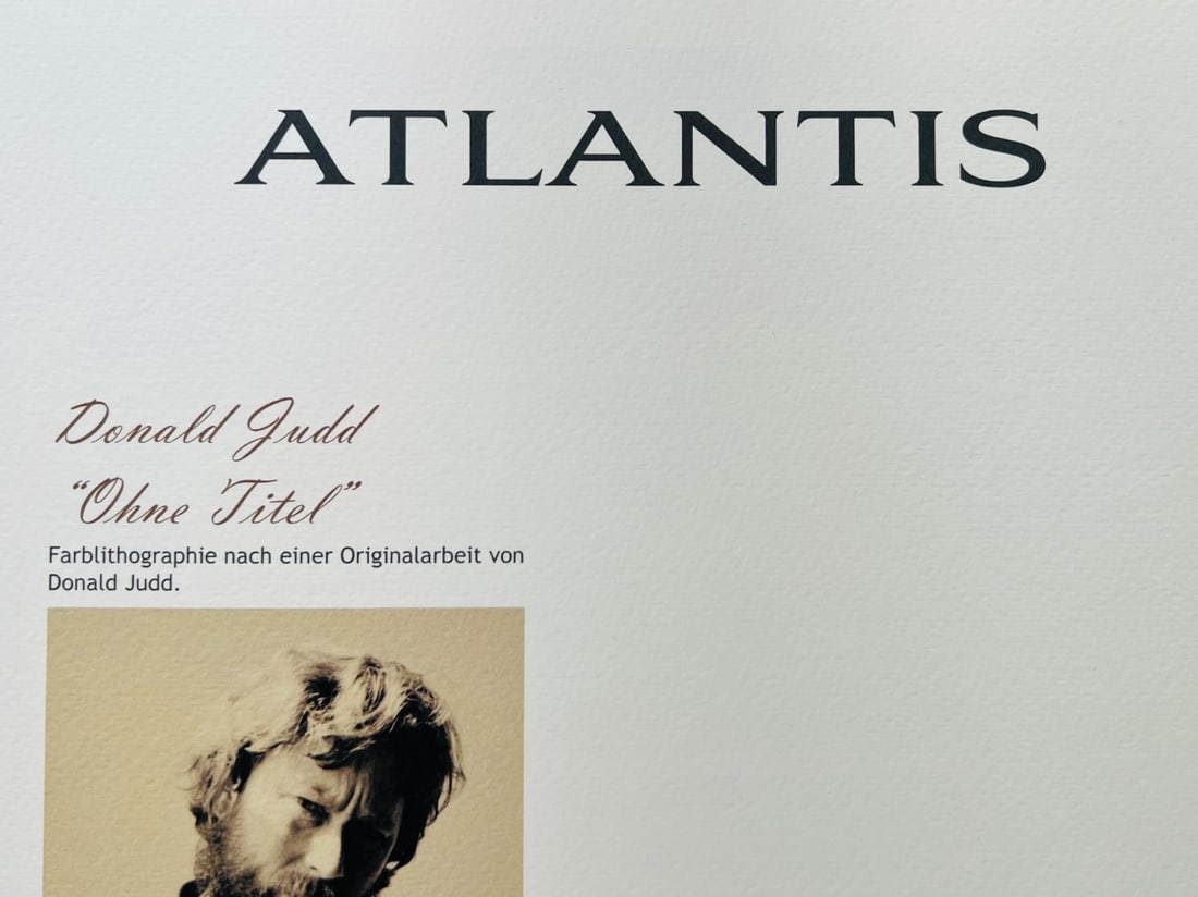 Numbered Donald Judd Lithograph - 11