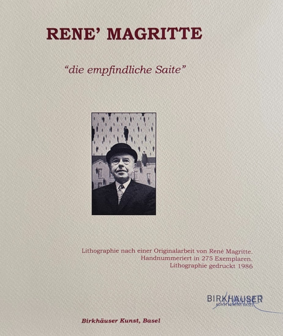 Ren Magritte Lithograph # - 8
