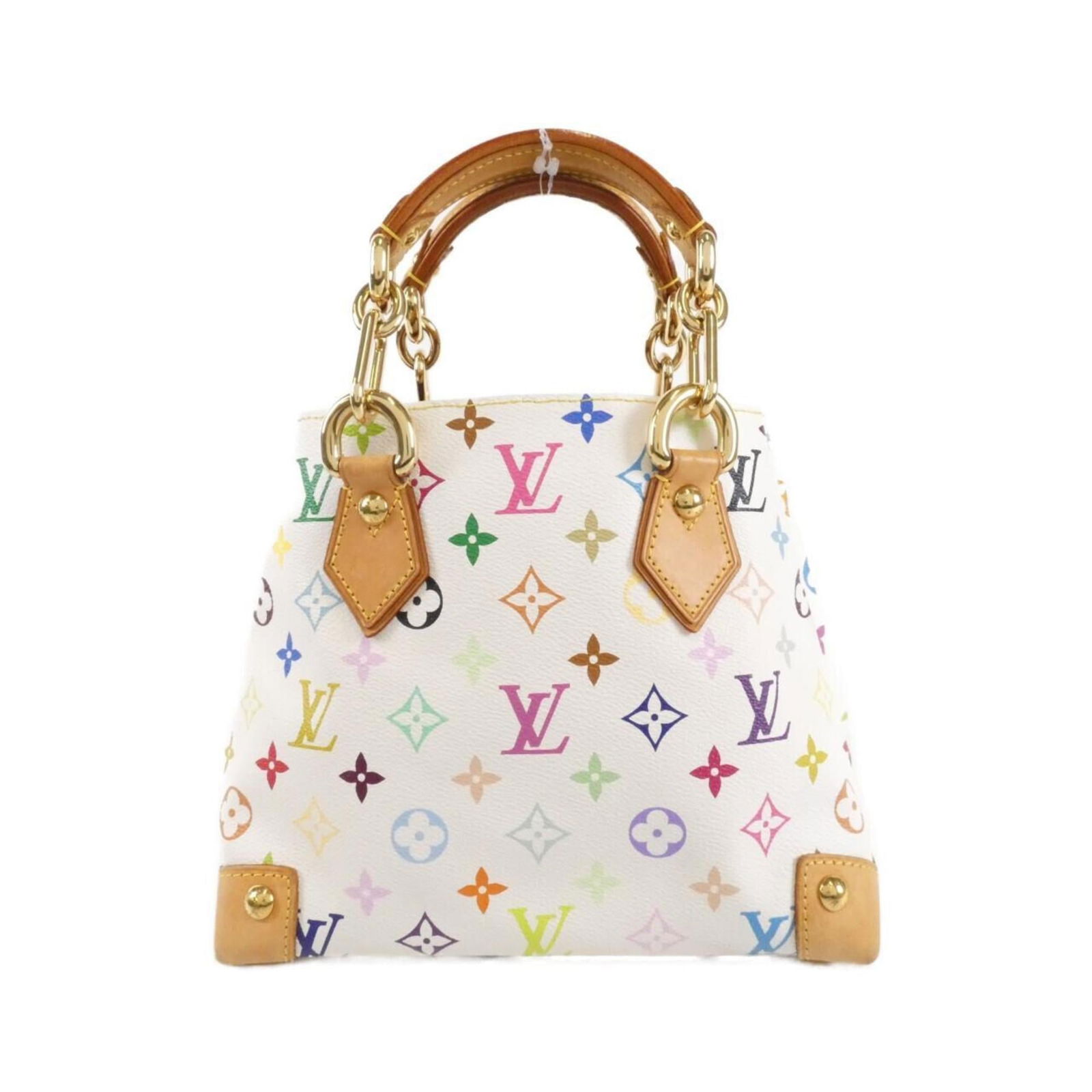 Louis Vuitton Coated Canvas Handbag: Louis Vuitton Coated Canvas Handbag A vibrant multi-color Louis Vuitton handbag with coated canvas construction, perfect for adding a pop of personality to your daily routine. With its unique blend of