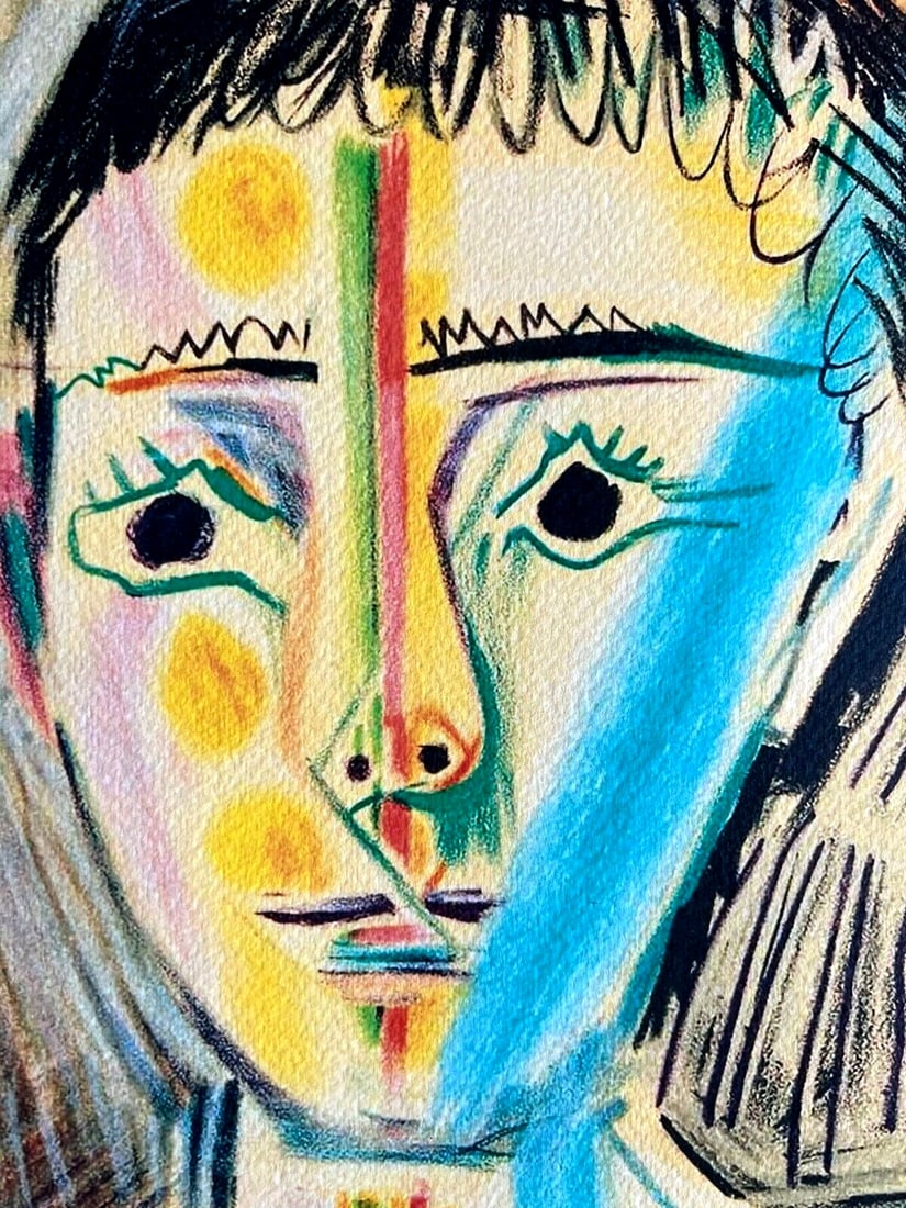 A Pablo Picasso Lithograph 'Boy' Numbered - 5