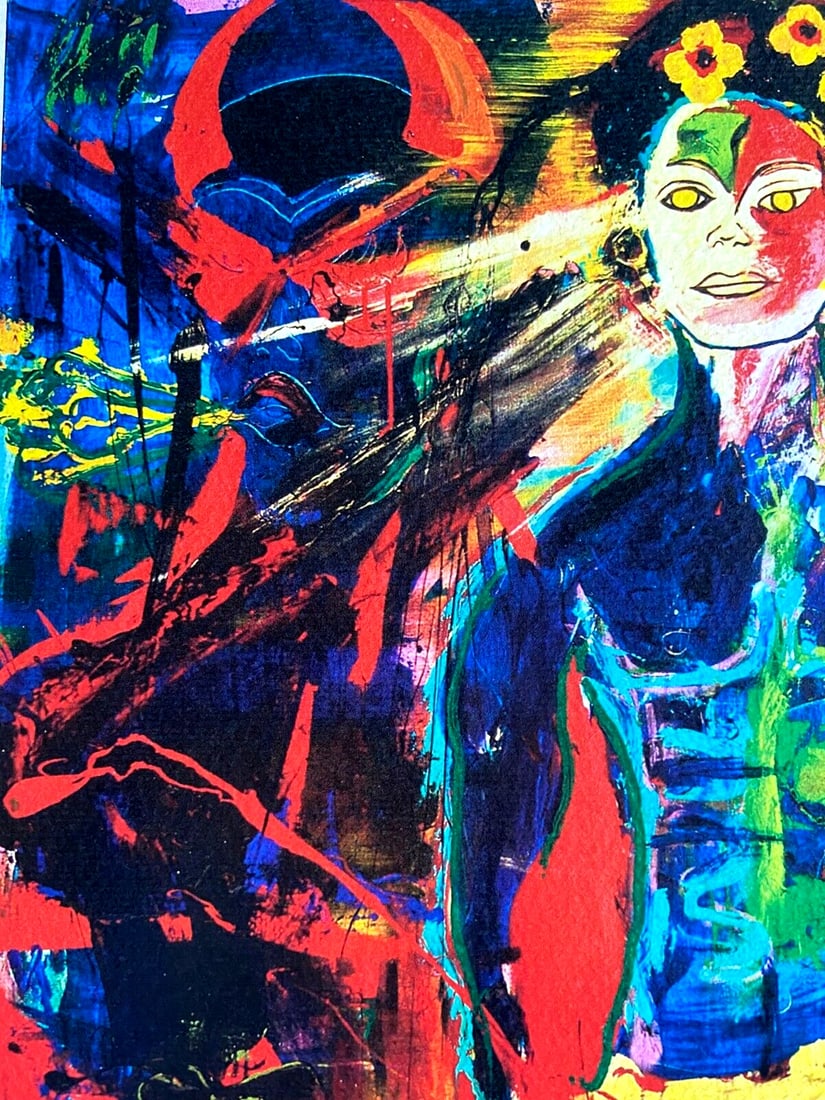 Sylvester Stallone Michael Jackson Lithograph - 4