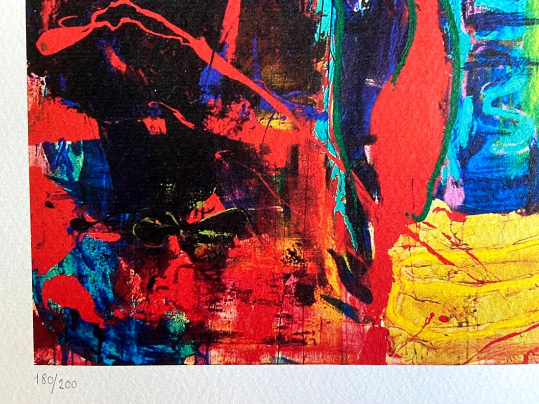 Sylvester Stallone Michael Jackson Lithograph - 5