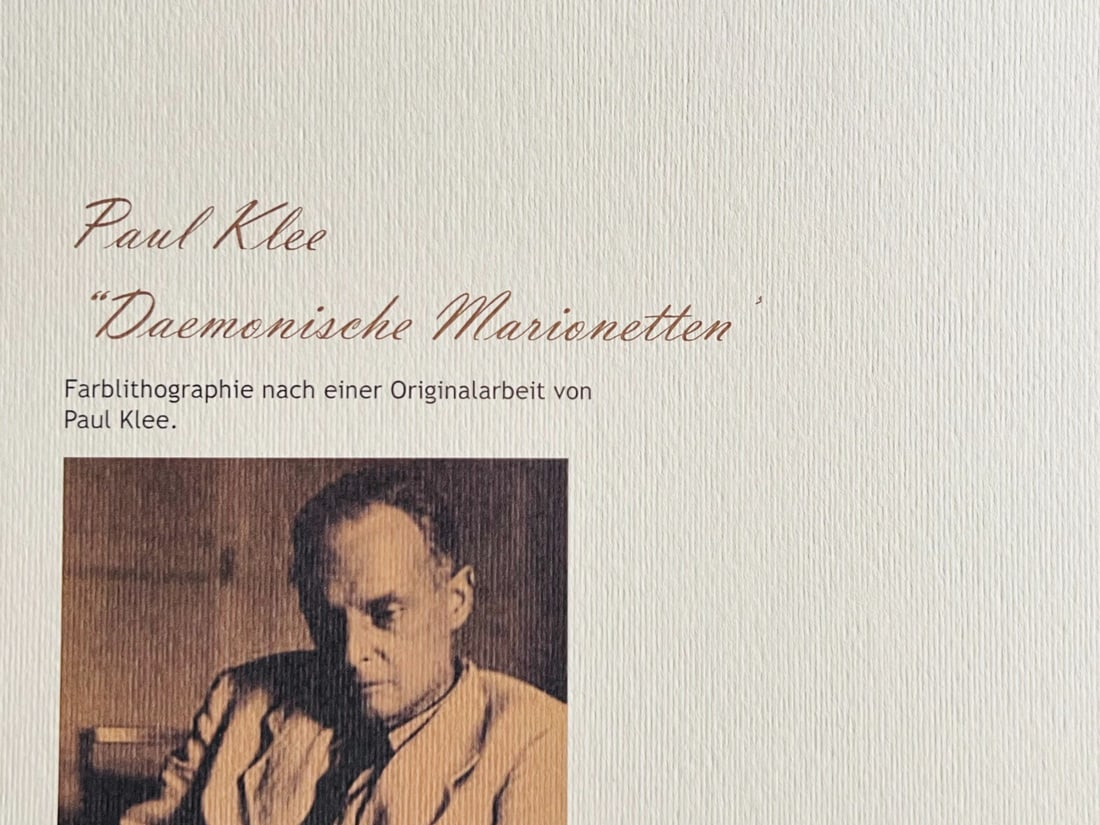 Numbered Paul Klee Lithograph - 9