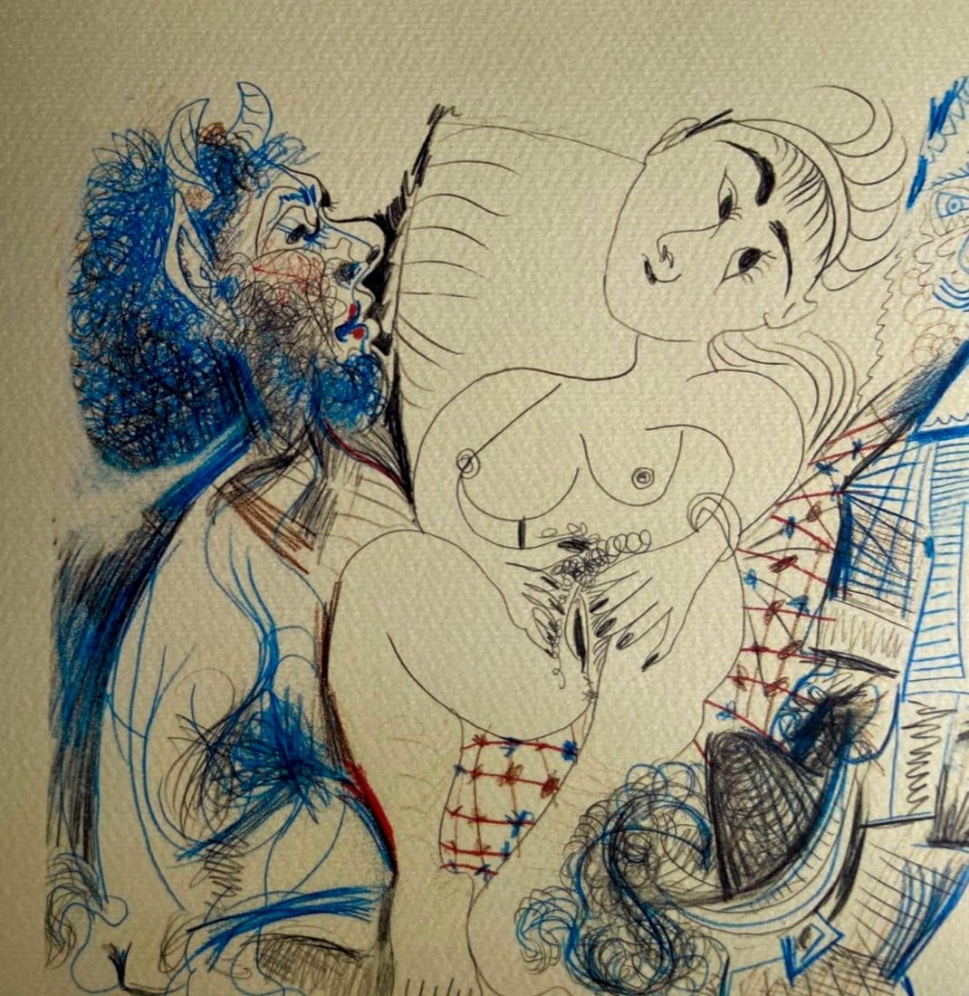 Limited Pablo Picasso Lithograph Numbered - 3