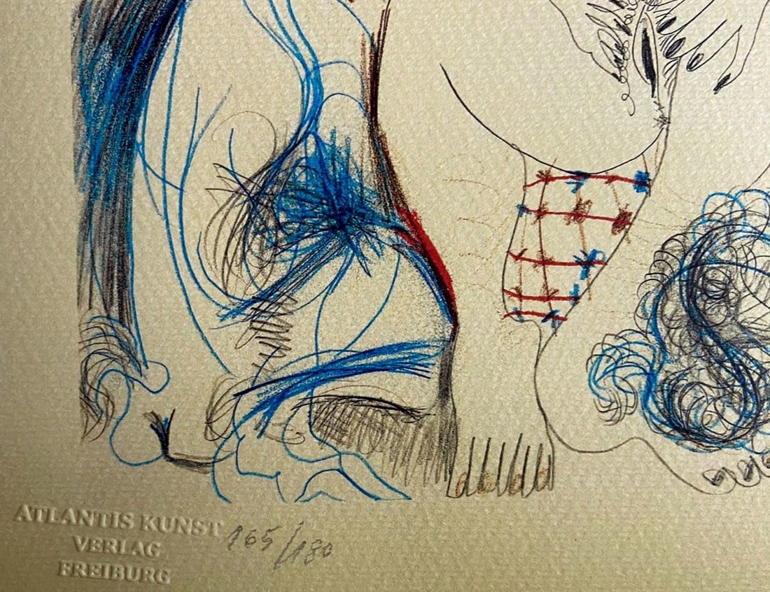 Limited Pablo Picasso Lithograph Numbered - 5