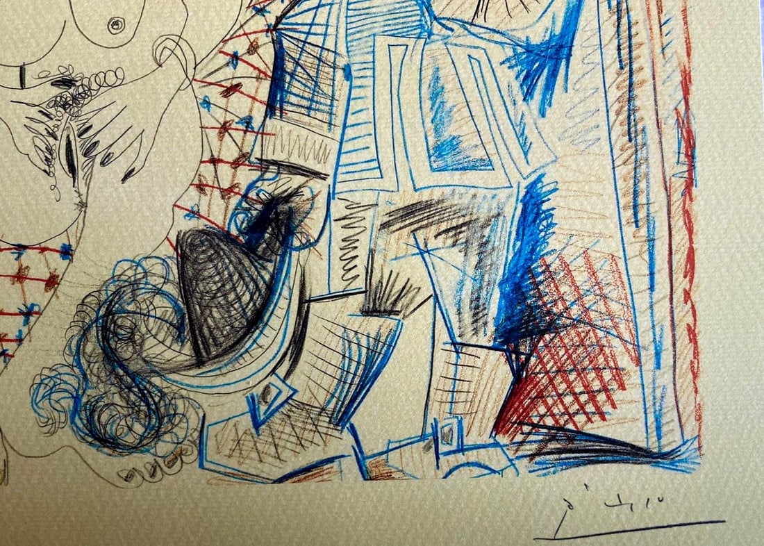 Limited Pablo Picasso Lithograph Numbered - 6