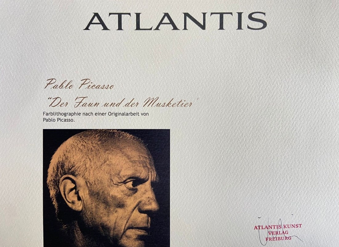 Limited Pablo Picasso Lithograph Numbered - 8