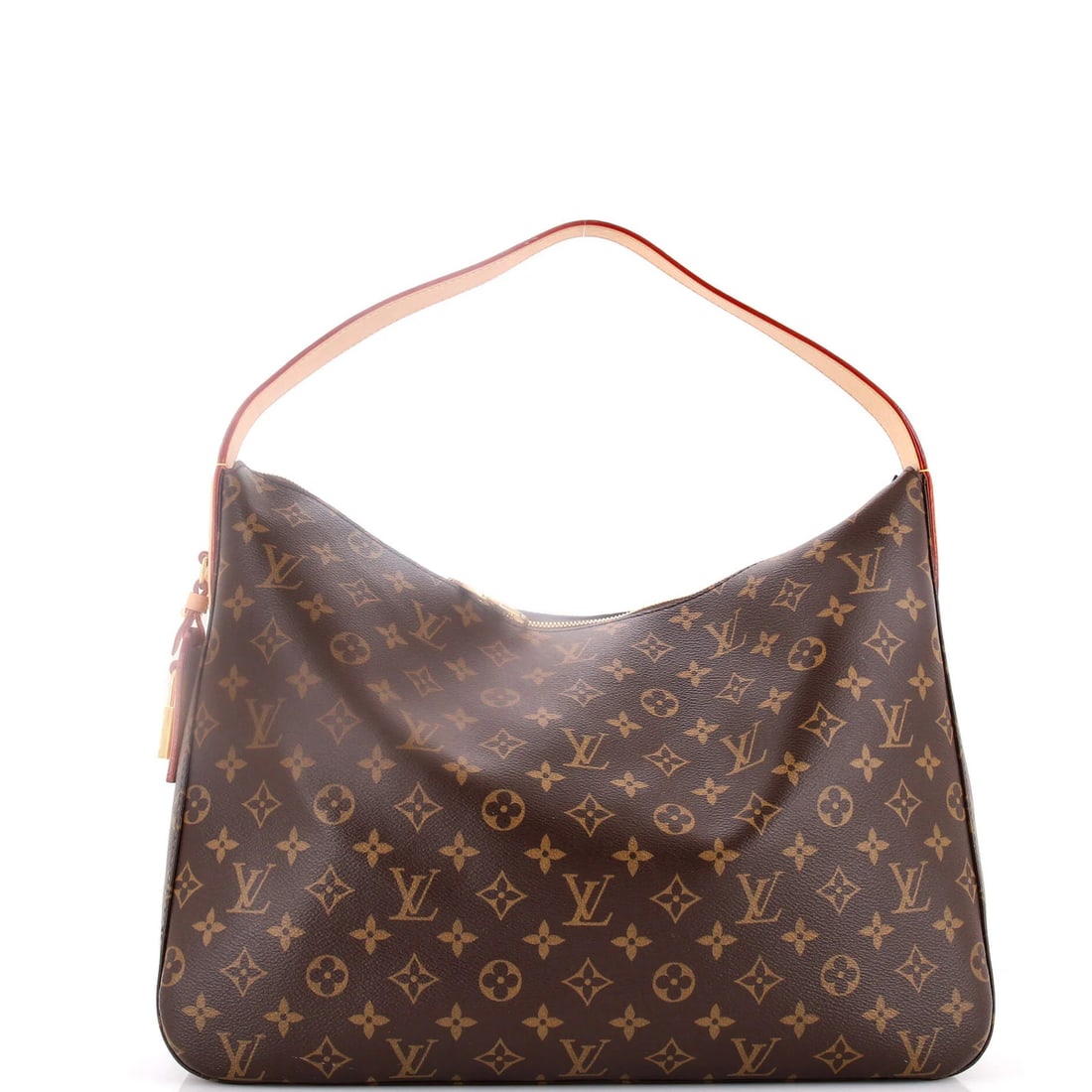 Louis Vuitton Monogram Canvas Slouchy Handbag MM: Louis Vuitton Monogram Canvas Slouchy Handbag MM Experience the timeless elegance of Louis Vuitton with this stunning Monogram Canvas Slouchy Handbag MM, boasting the iconic LV monogram pattern in