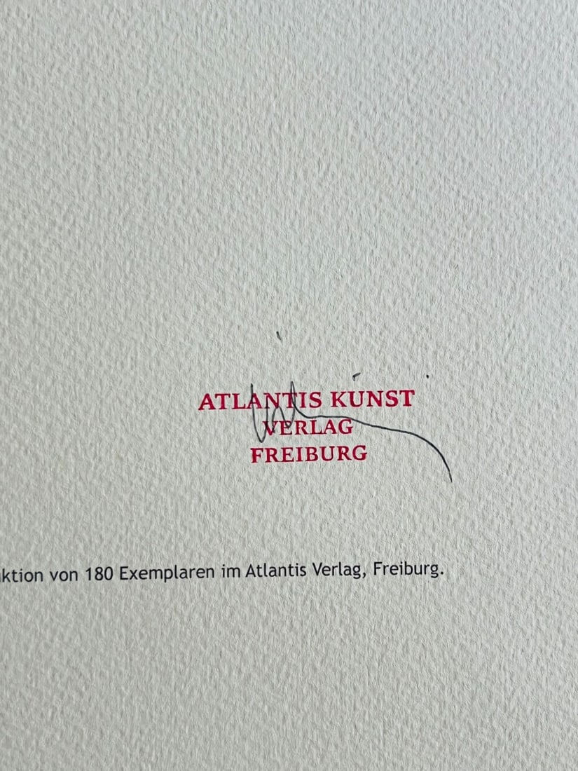 Numbered Robert Rauschenberg Lithograph Op - 12