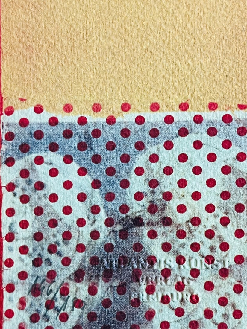 Numbered Robert Rauschenberg Lithograph Op - 7