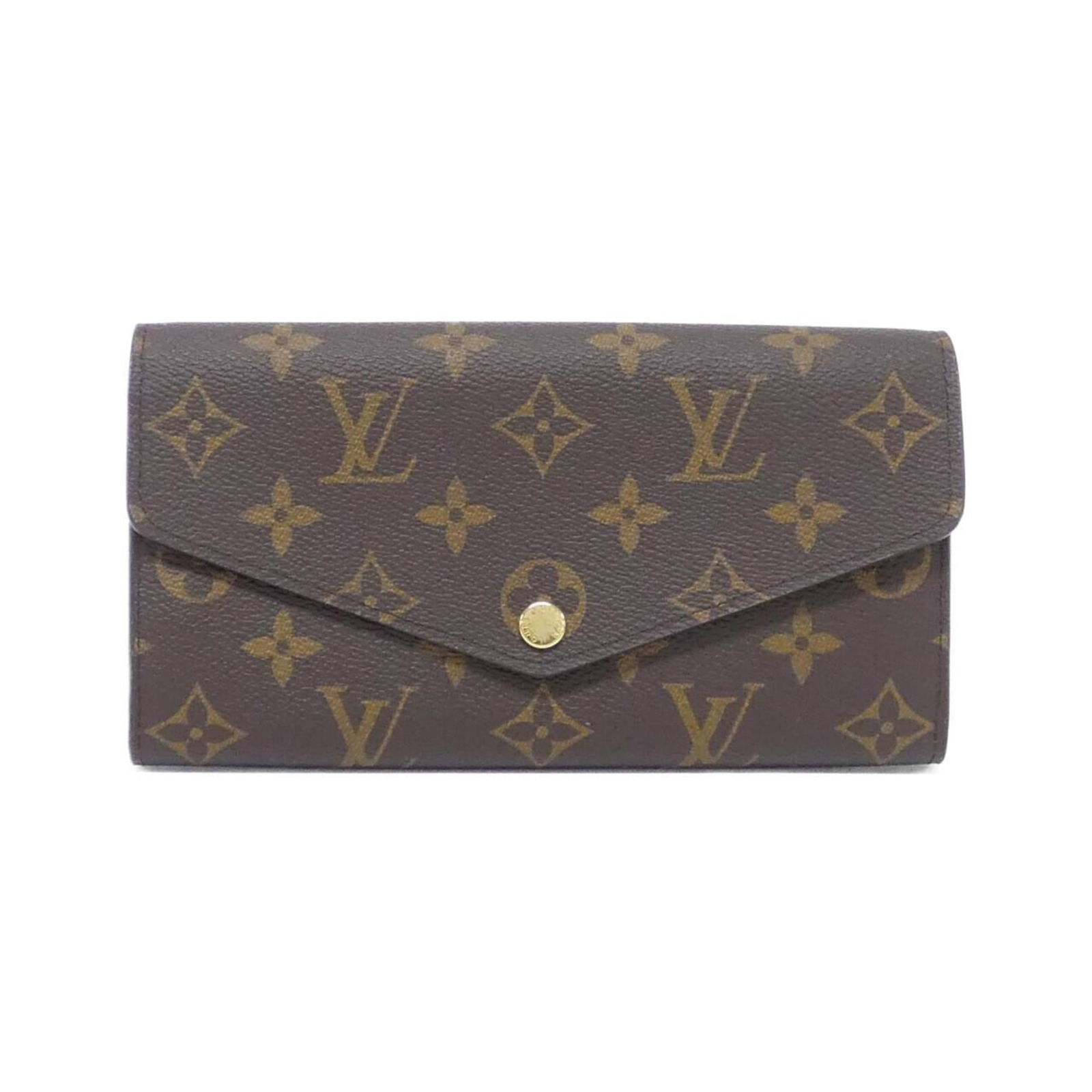 Louis Vuitton Bi-Fold Coated Canvas Long Wallet: Louis Vuitton Bi-Fold Coated Canvas Long Wallet A stylish and practical addition to any handbag, the Louis Vuitton Bi-Fold Coated Canvas Long Wallet boasts classic LV design with a modern twist. With