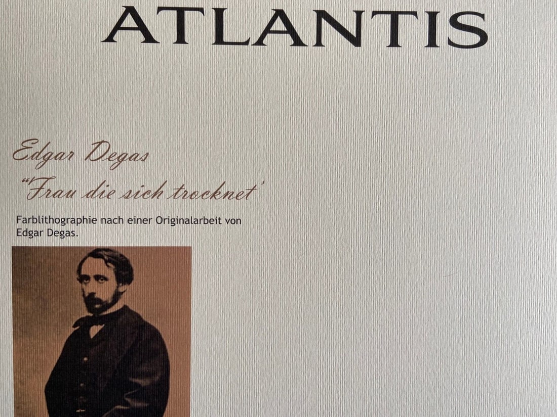 Stamp Edgar Degas Lithograph Op Numbered - 10