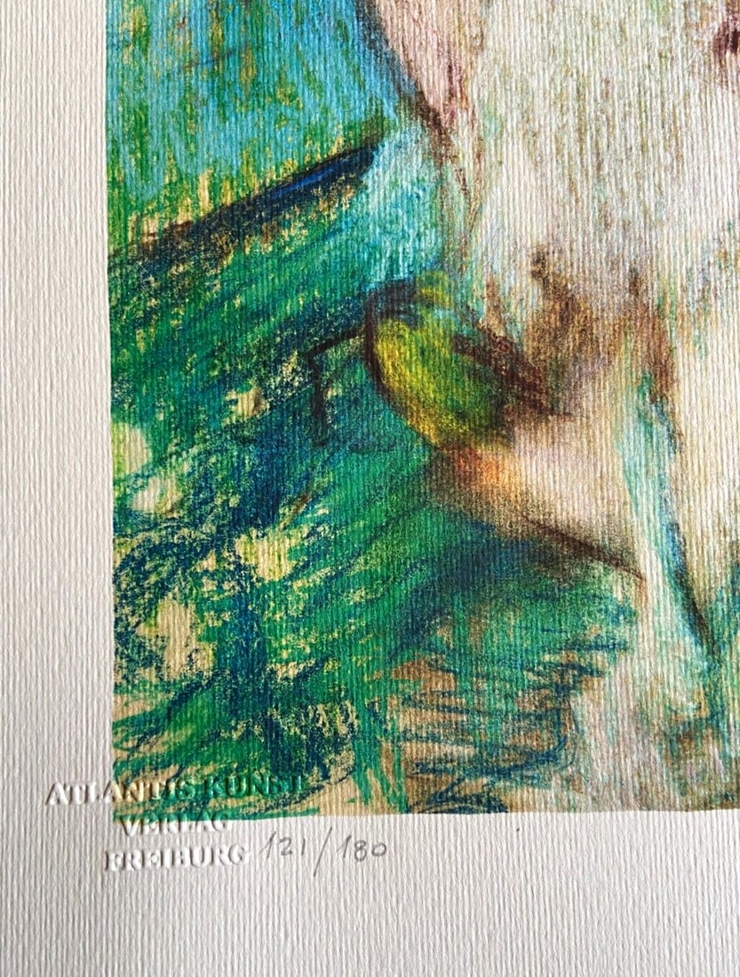 Stamp Edgar Degas Lithograph Op Numbered - 7