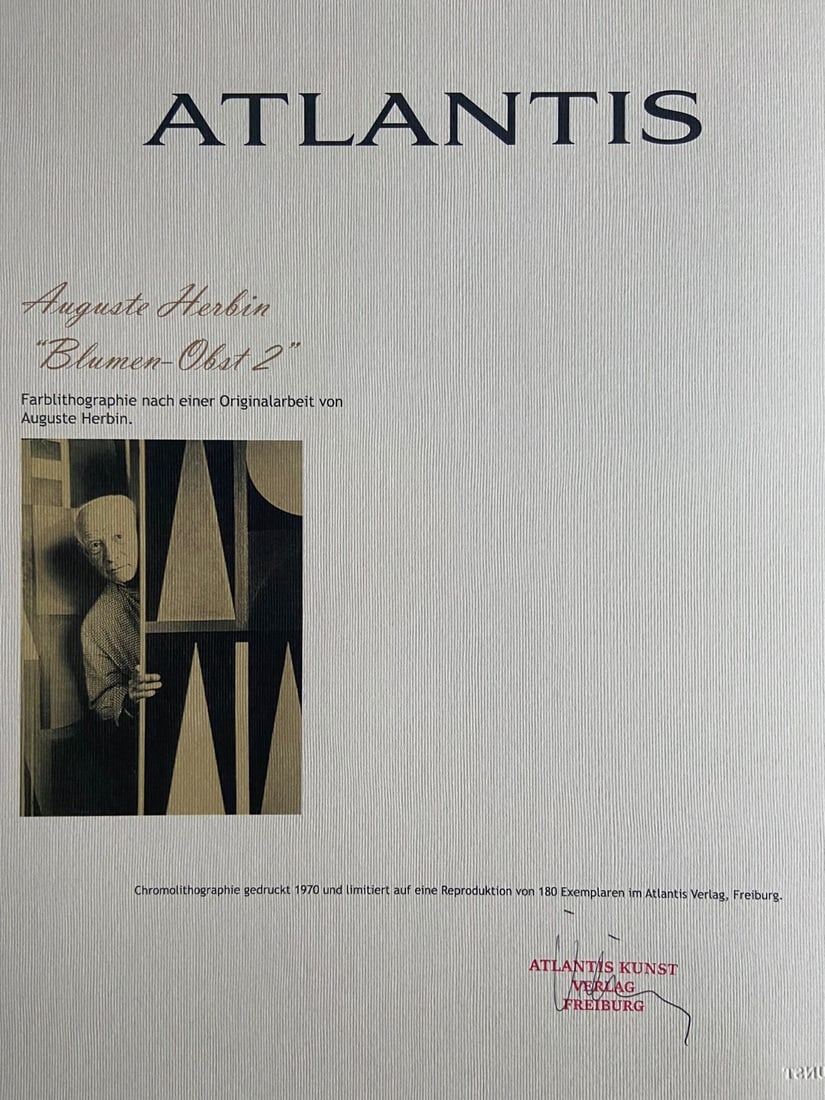 Numbered Auguste Herbin Lithograph - 6