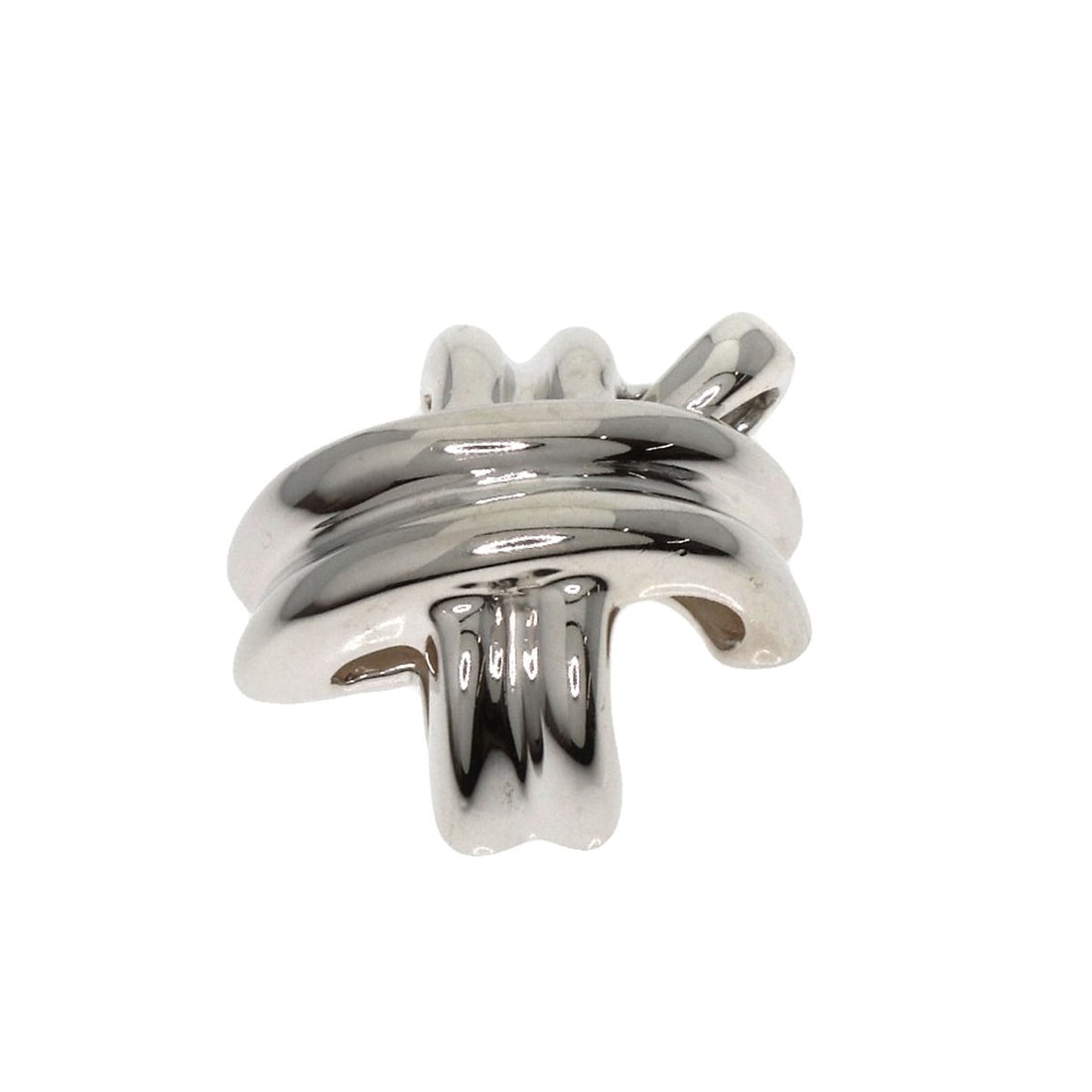 Silver TIFFANY&Co. Signature Pendant top: Silver TIFFANY&Co. Signature Pendant top Elevate your style with the iconic Tiffany&Co. signature pendant top, expertly crafted from sterling silver that shines with a sleek, modern finish. This