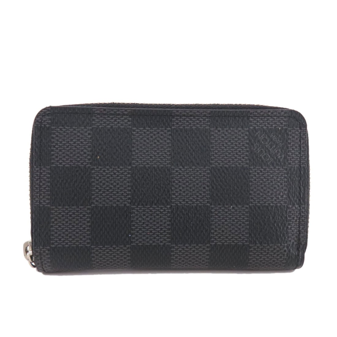 Louis Vuitton Damier Graphite N63076 Zippy Coin Purse: Louis Vuitton Damier Graphite N63076 Zippy Coin Purse Elevate your everyday style with the iconic Louis Vuitton Damier Graphite coin purse, crafted from high-quality Damier canvas in a sleek graphite