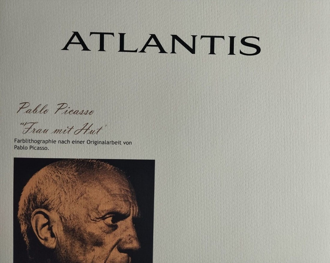 Numbered Pablo Picasso Lithograph/ Stamp/ - 10