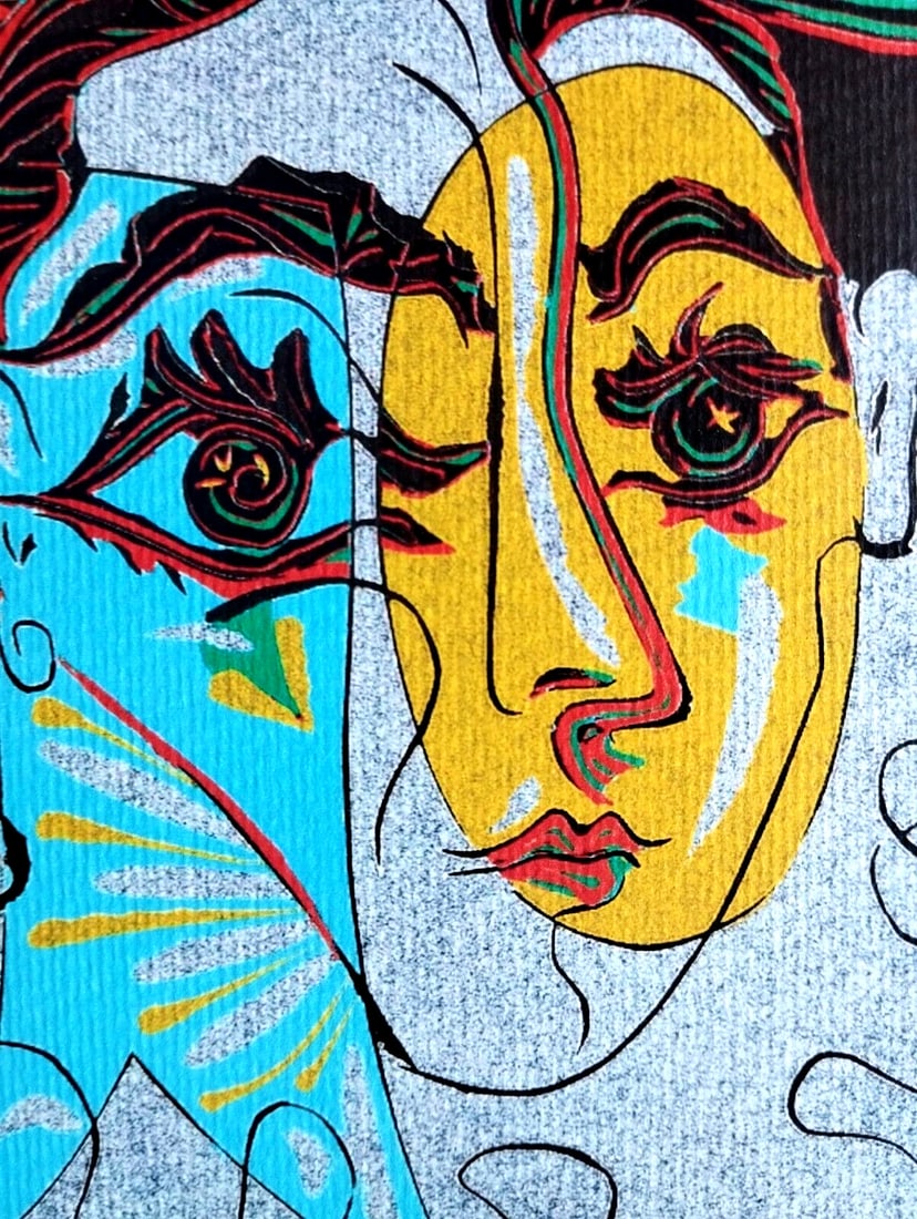 Numbered Pablo Picasso Lithograph/ Stamp/ - 5