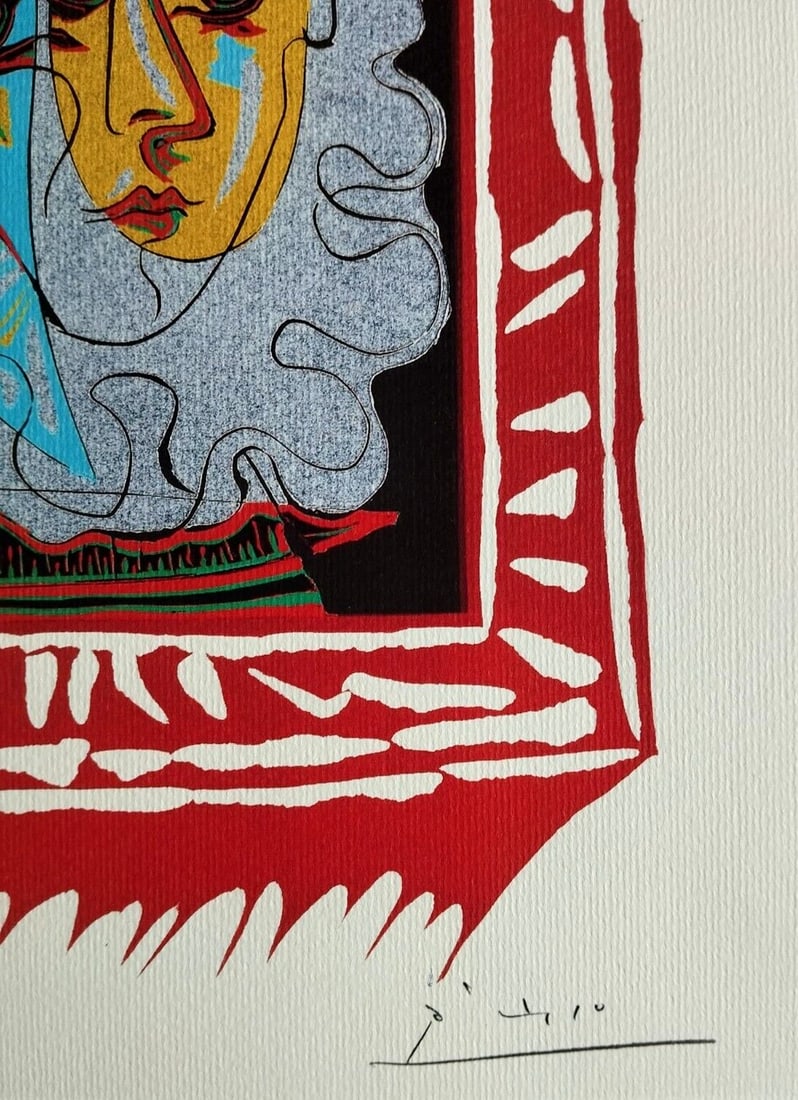 Numbered Pablo Picasso Lithograph/ Stamp/ - 8