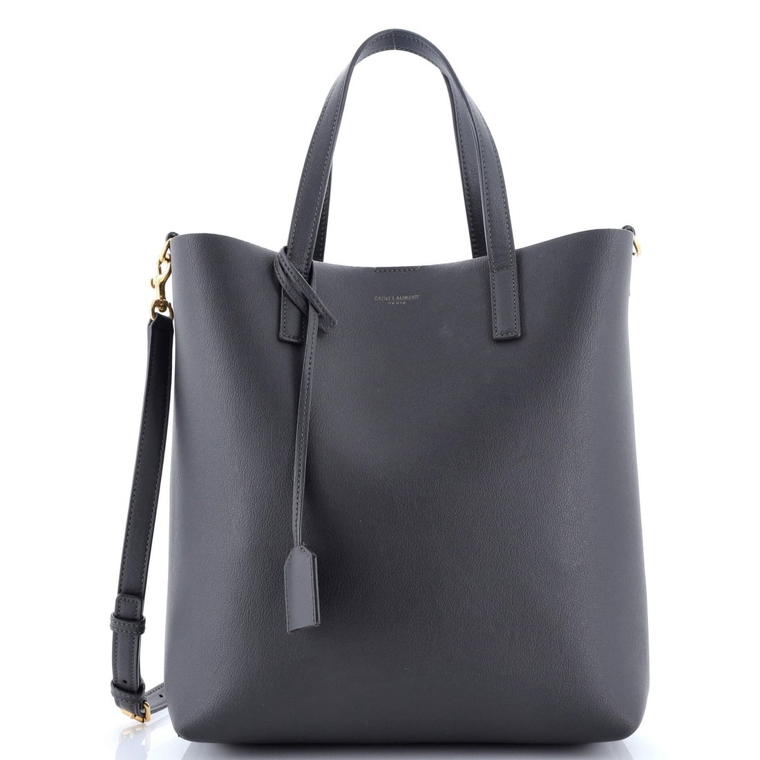 Toy Saint Laurent Shopper Tote Leather: Toy Saint Laurent Shopper Tote Leather Get ready to channel your inner fashionista with this adorable toy Saint Laurent Shopper Tote Leather! This miniature masterpiece boasts a sleek gray exterior,