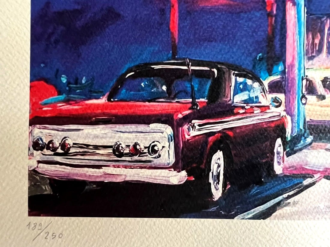 Art Bob Dylan Lithograph Op Numbered - 8