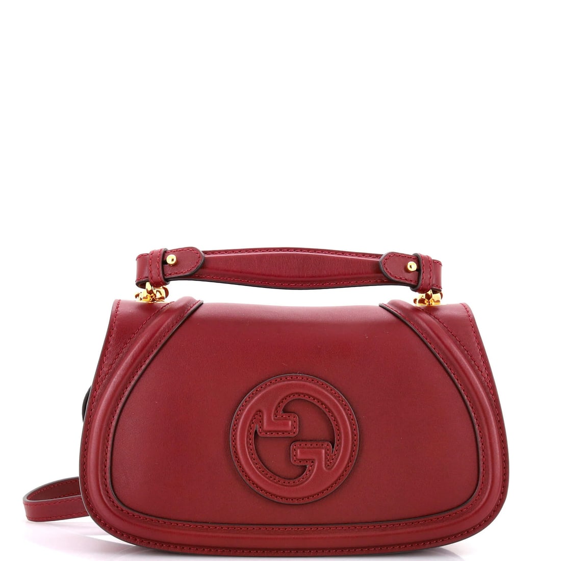 Gucci Blondie Medium Leather Top Handle Bag: Gucci Blondie Medium Leather Top Handle Bag The Gucci Blondie Medium Leather Top Handle Bag is a timeless piece with its signature red exterior and neutral interior, perfect for adding a pop of color