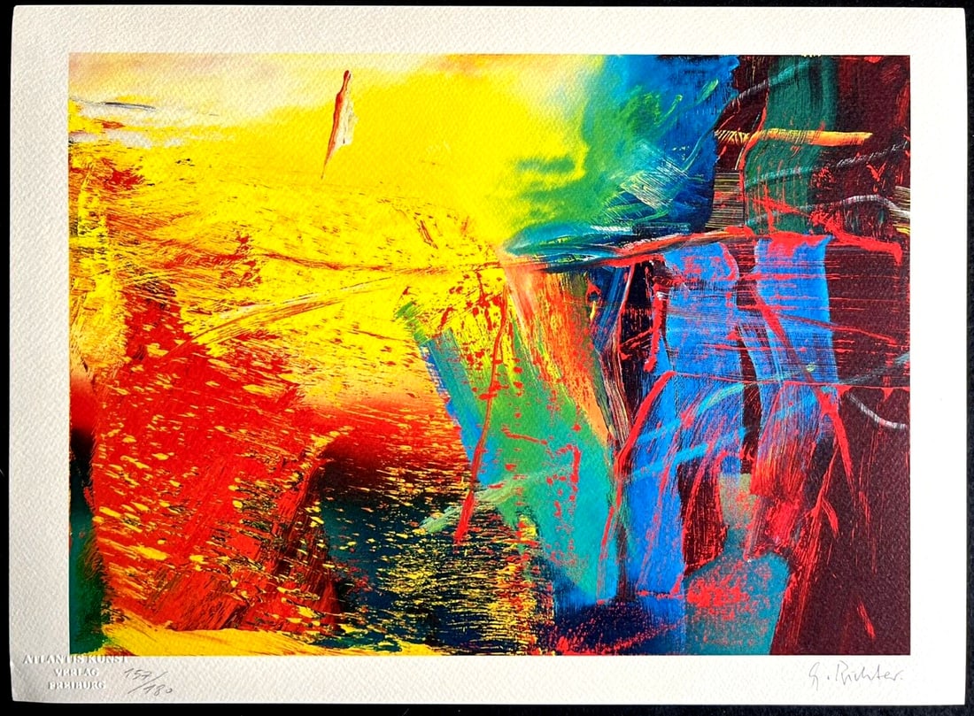 Gerhard Richter Lithograph # (Numbered) - 2