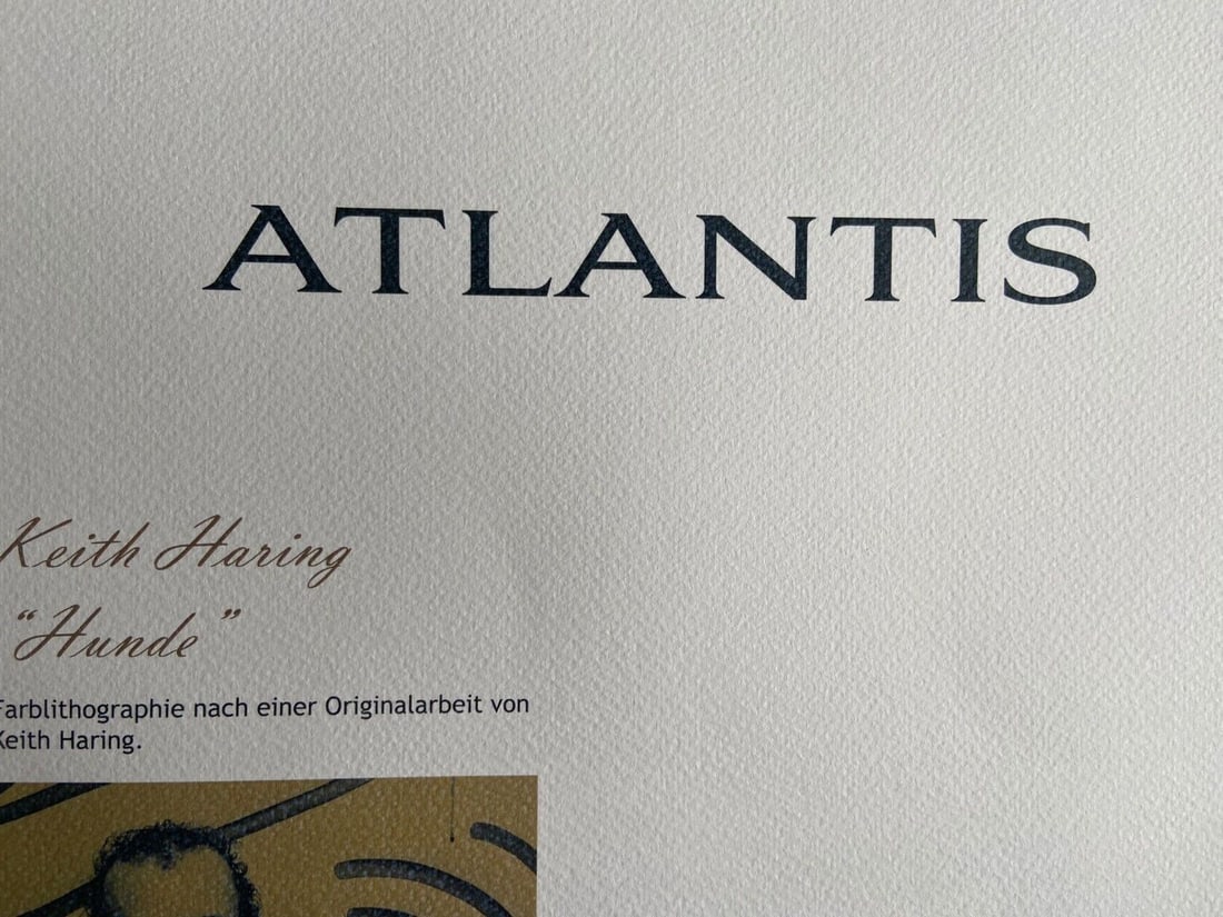 Keith Haring Lithograph, Stamped Numbered - 7