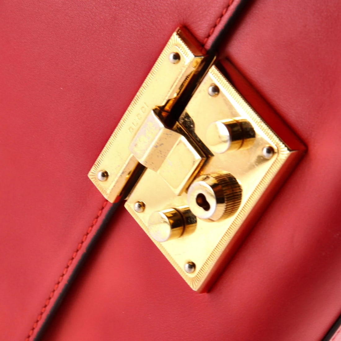 Gucci Medium Leather Padlock Shoulder Bag - 6