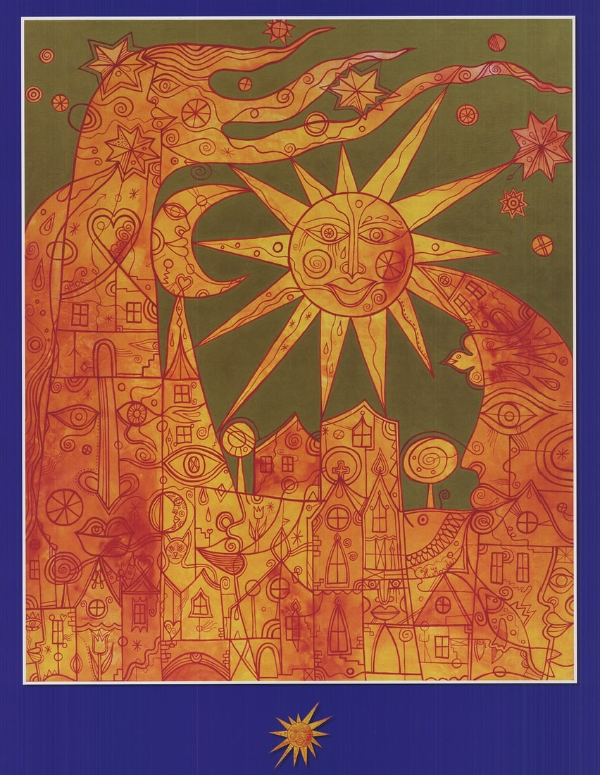 HORST KORDES Dreamland VIII, 24.5" x 19", 2007 Offset Lithograph: HORST KORDES Dreamland VIII, 24.5" x 19", 2007 Offset Lithograph Experience the vibrant abstract world of Horst Kordes' Dreamland VIII, a striking 2007 offset lithograph that measures 24.5 x 19