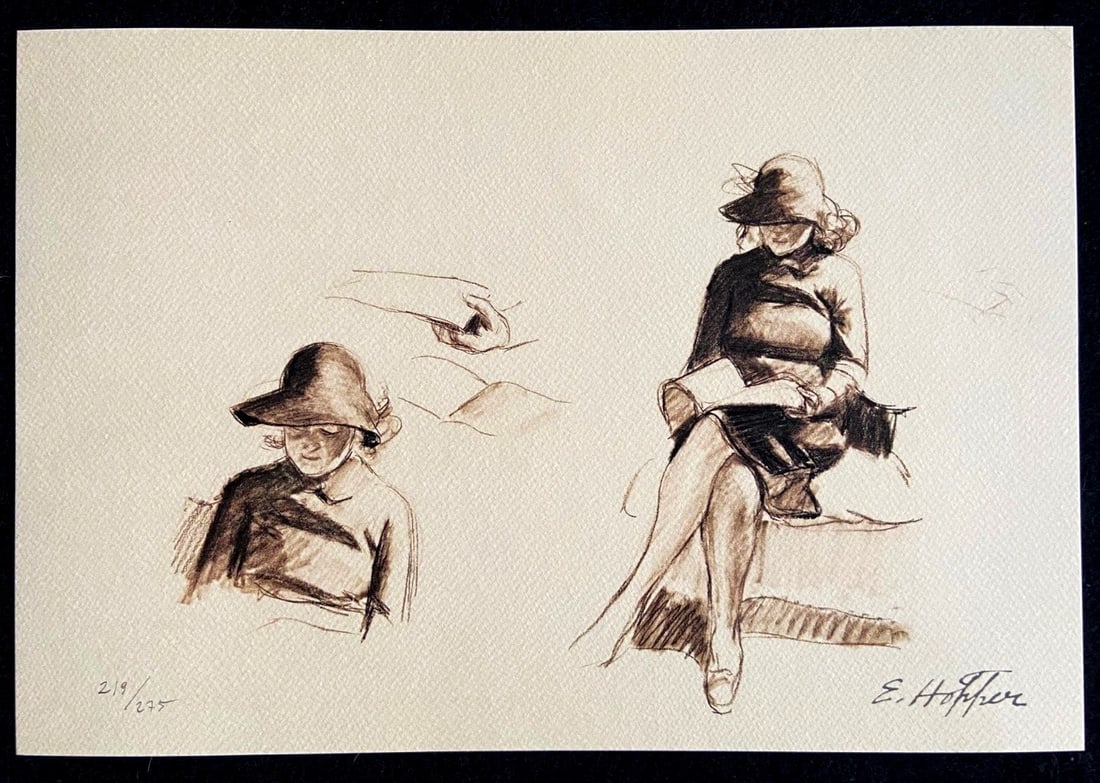 Edward Hopper Lithograph, 1986 - 2