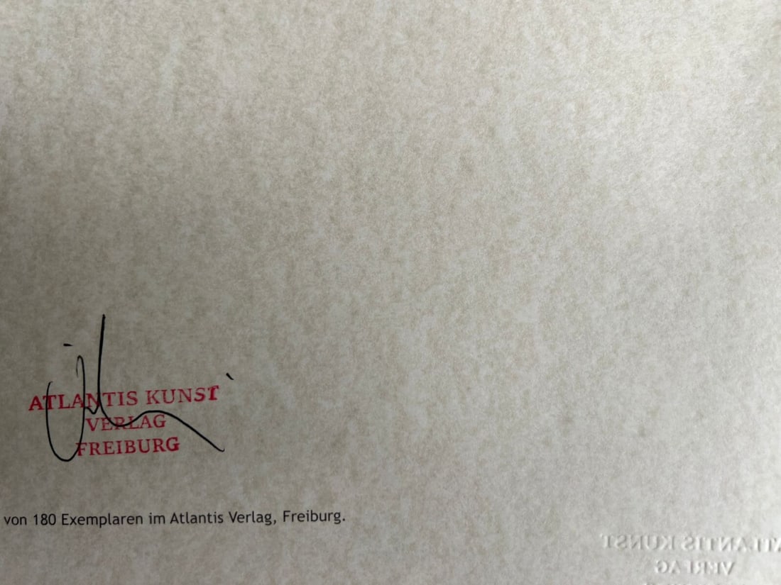 David Hockney Lithograph, Handmade, Op Numbered - 10