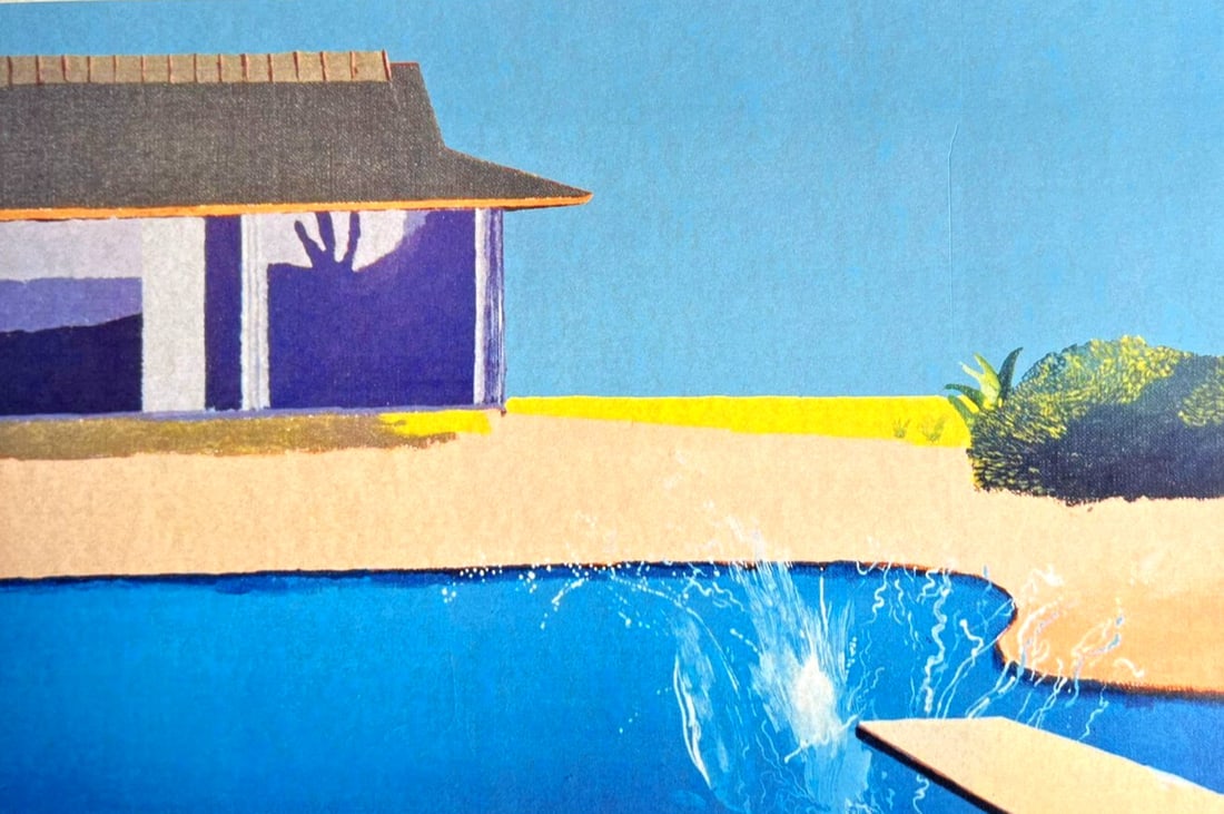 David Hockney Lithograph, Handmade, Op Numbered - 3