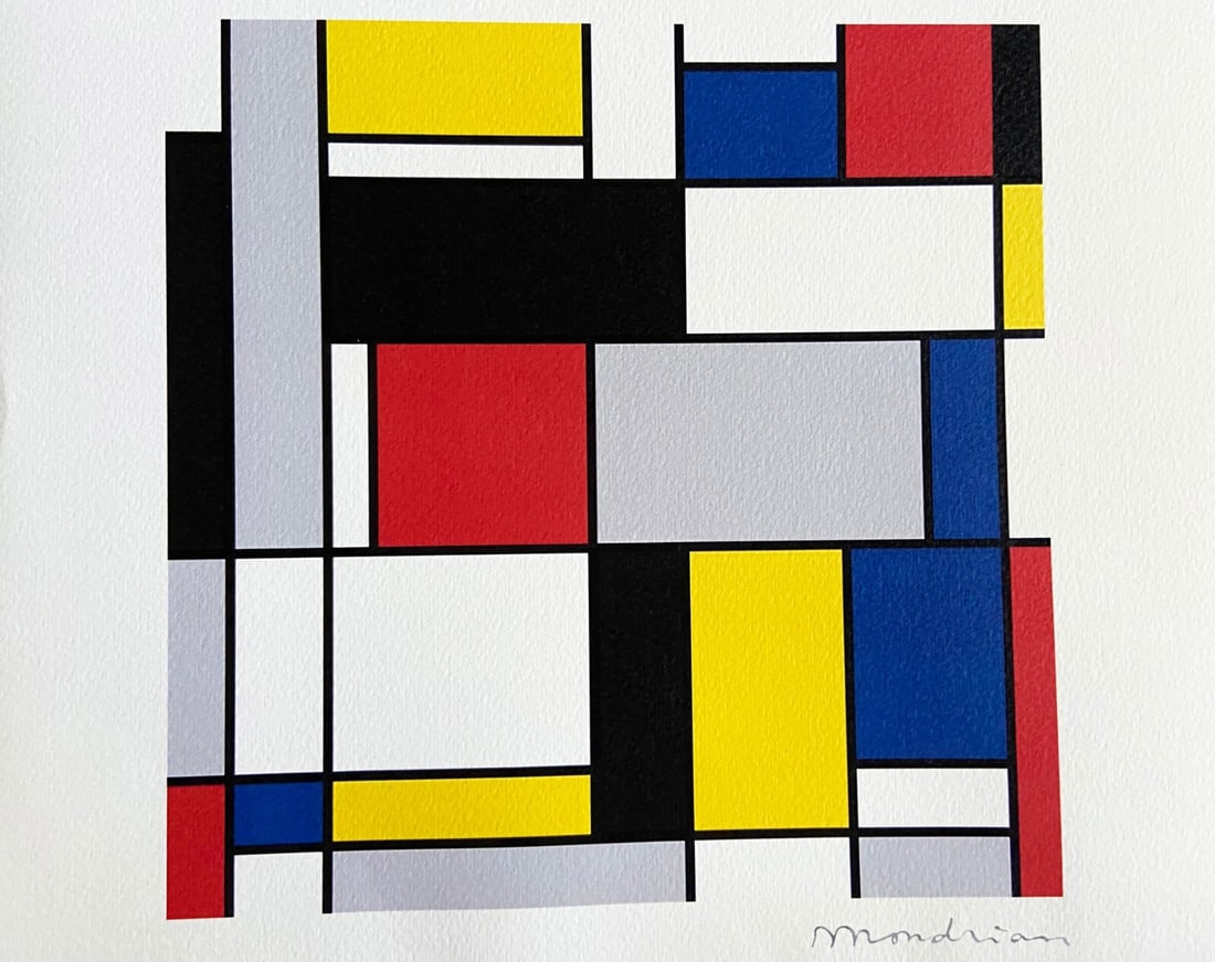 Piet Mondrian Lithograph - 2