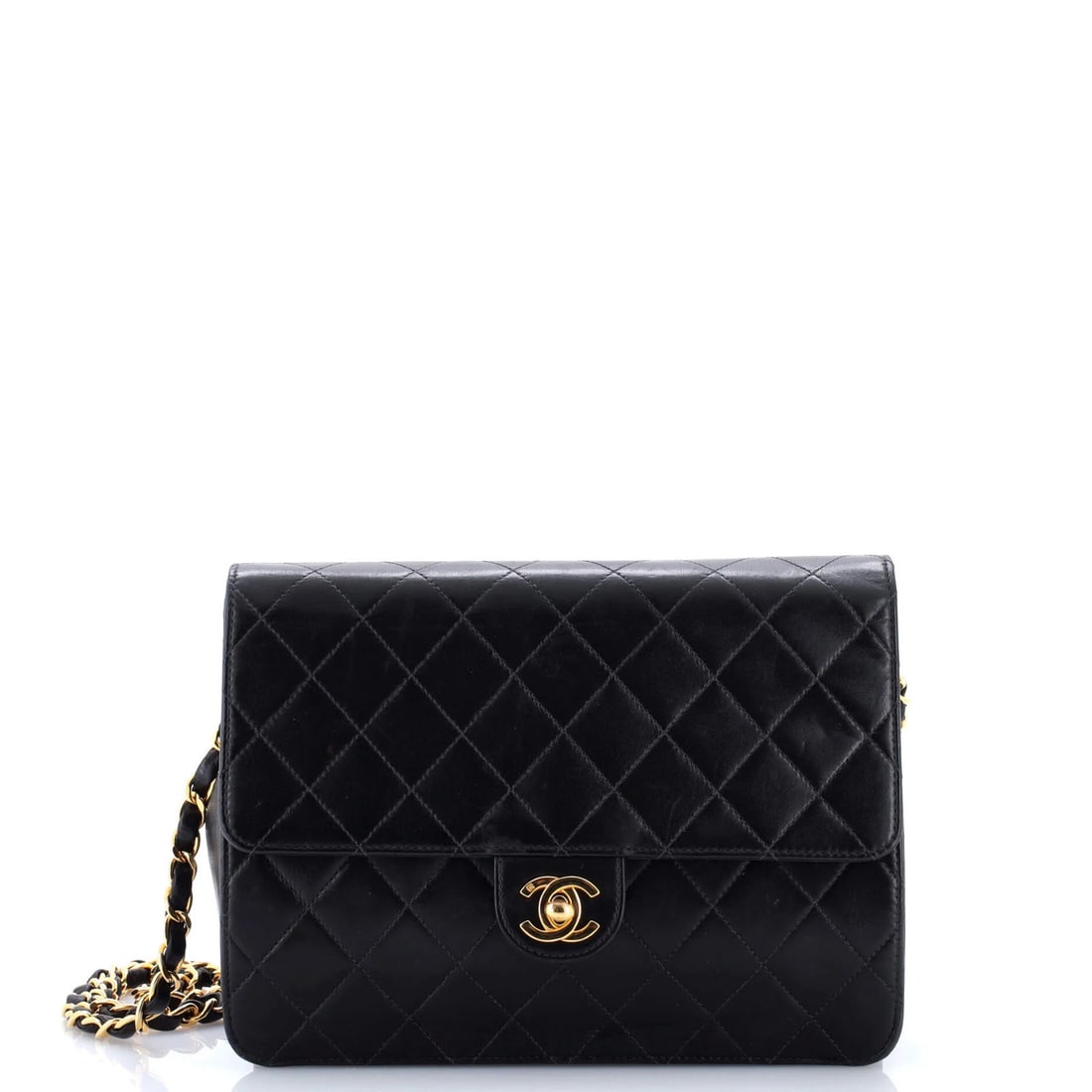 Chanel Vintage Small Quilted Leather Clutch with Chain: Chanel Vintage Small Quilted Leather Clutch with Chain A true vintage gem, this Chanel small quilted leather clutch with chain is a timeless treasure for the fashionista. Its classic design and