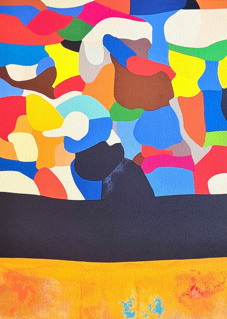 Alberto Burri Lithograph # - 2