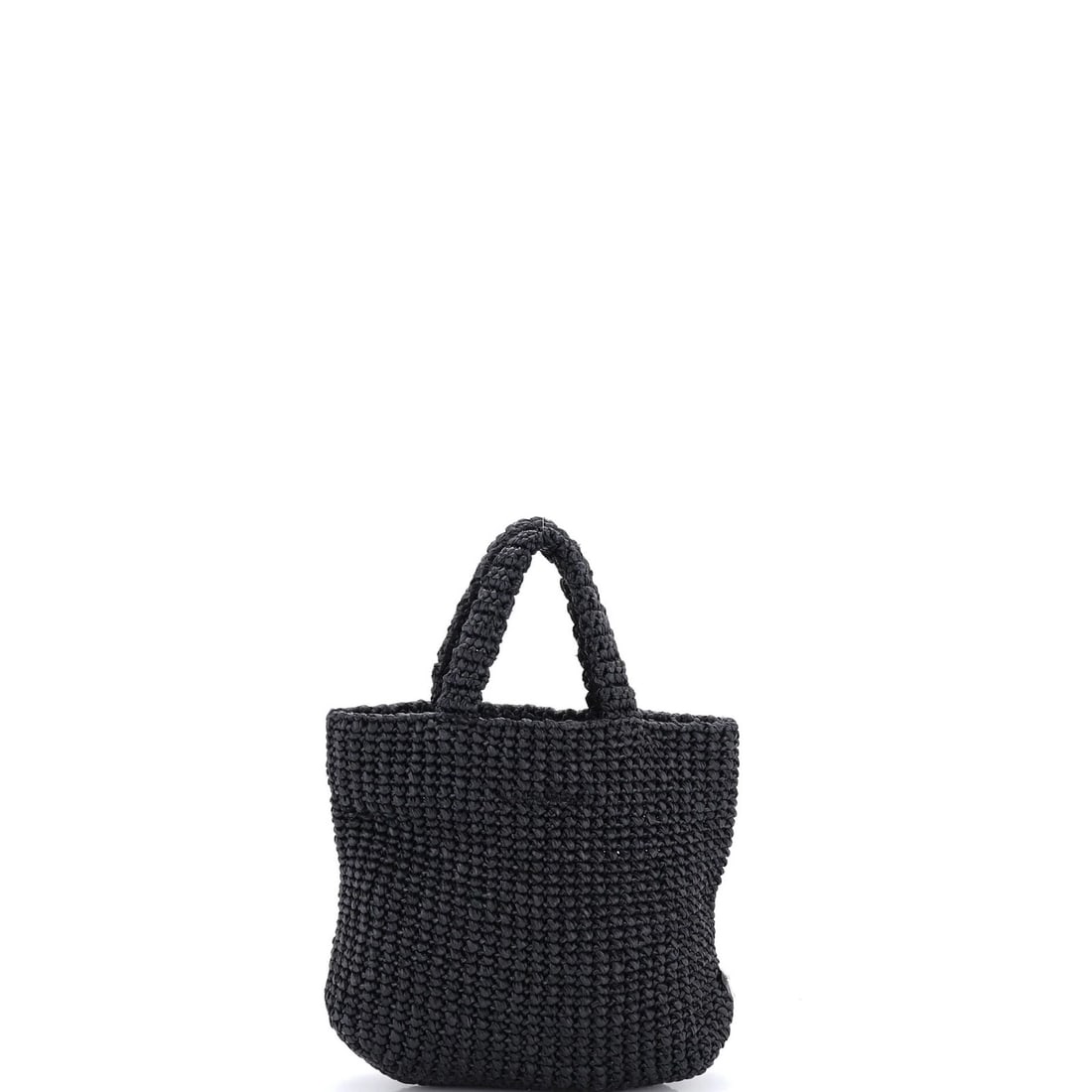 Small Prada Logo Tote Raffia - 3