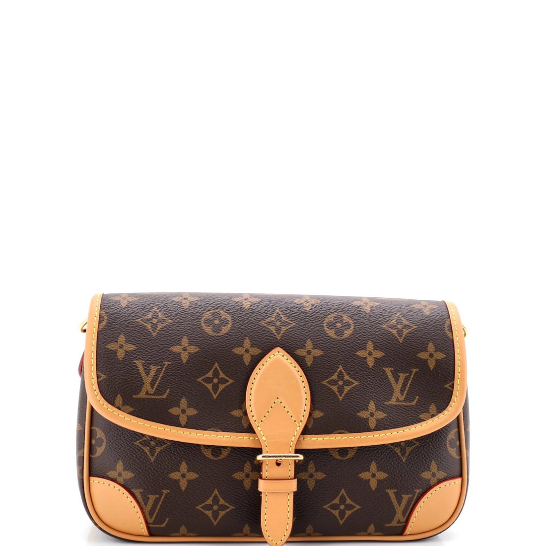 Louis Vuitton Diane NM Monogram Canvas Handbag: Louis Vuitton Diane NM Monogram Canvas Handbag Experience the timeless elegance of Louis Vuitton's iconic Diane NM Monogram Canvas Handbag, boasting a classic cross-body design and signature brown