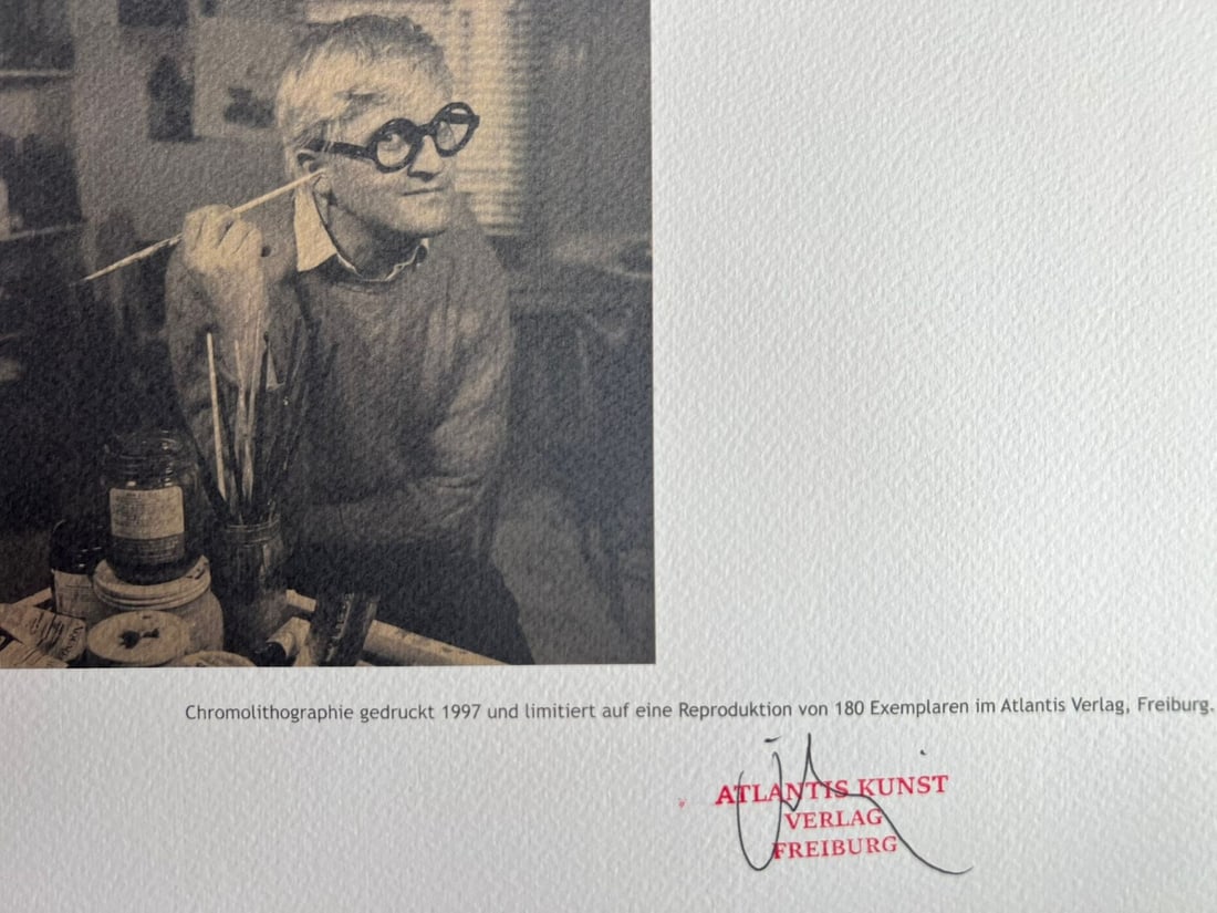 David Hockney Lithograph 'Rain' (Numbered) - 11