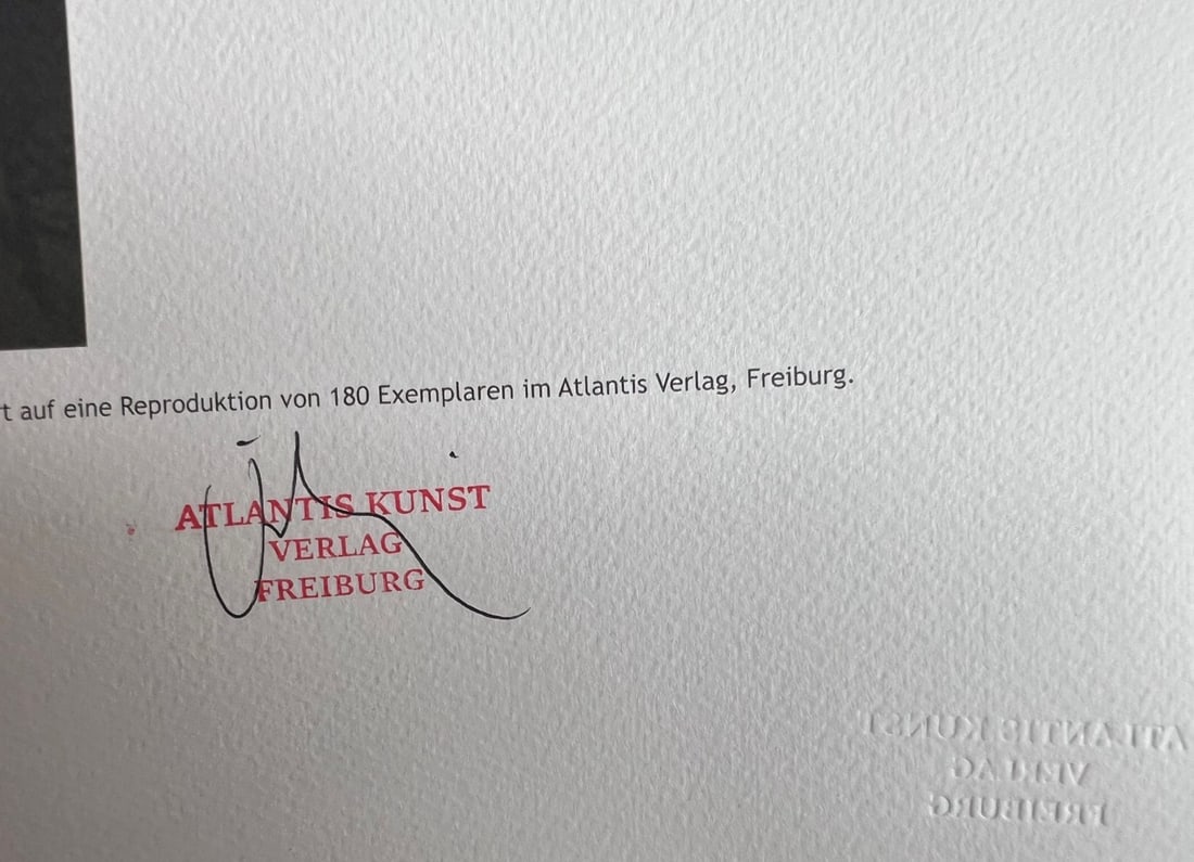 David Hockney Lithograph 'Rain' (Numbered) - 12