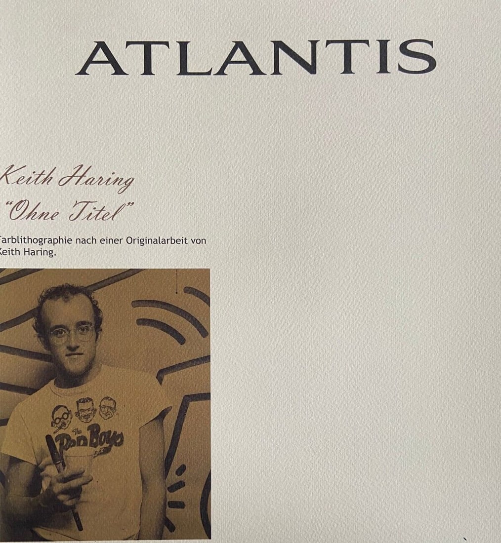 Keith Haring Lithograph and Numbered Stamp - 7