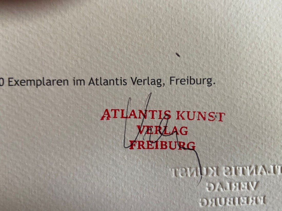 Keith Haring Lithograph and Numbered Stamp - 9