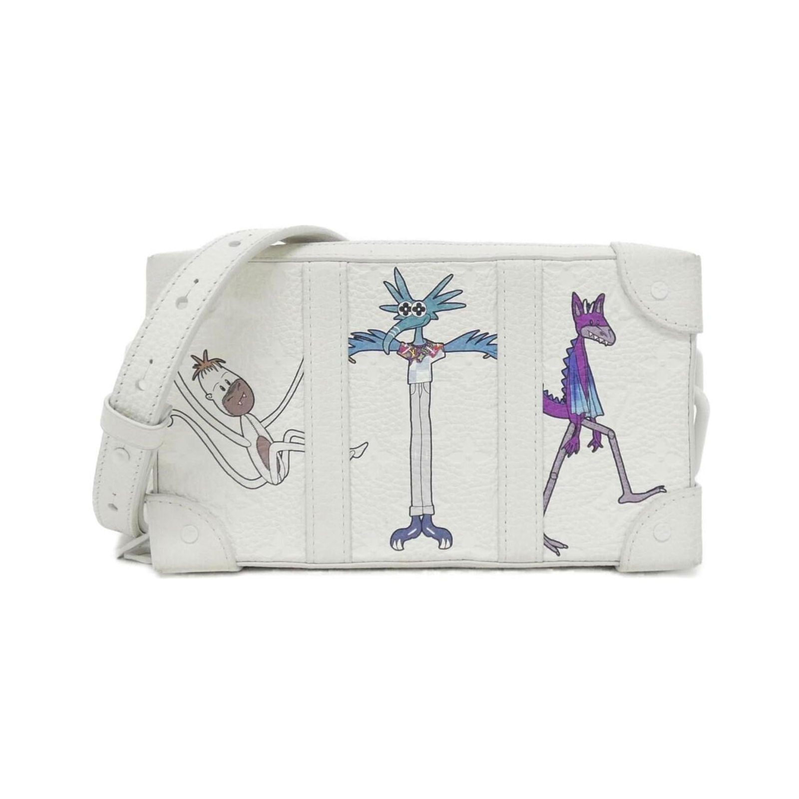 Louis Vuitton Leather Shoulder Bag: Louis Vuitton Leather Shoulder Bag A timeless piece of luxury, this Louis Vuitton leather shoulder bag boasts classic design and premium craftsmanship. Made from high-quality calf leather, it exudes