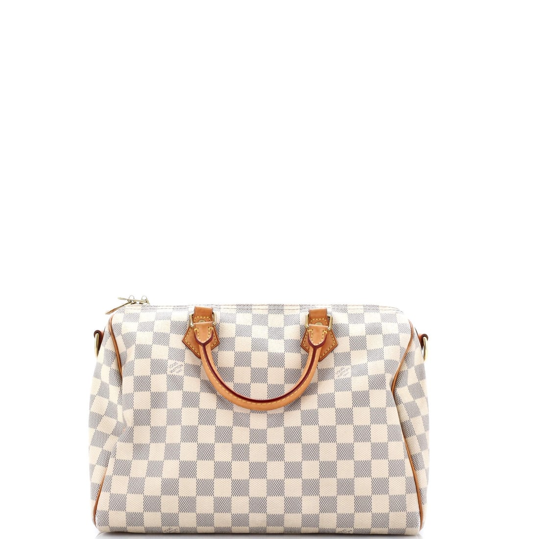 Louis Vuitton Speedy Bandouliere Bag - Damier 30: Louis Vuitton Speedy Bandouliere Bag - Damier 30 A timeless classic, the Louis Vuitton Speedy Bandouliere Bag in Damier 30 is a sought-after style that exudes effortless chic. With its iconic white ca